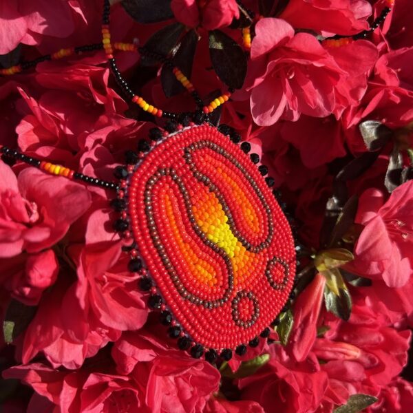 Deer Track Medallion