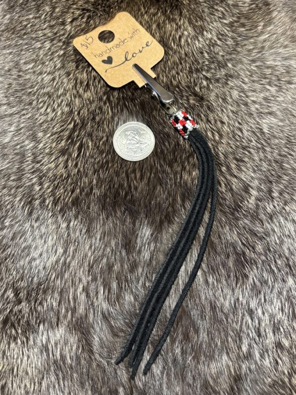 Clip - Black Red and White