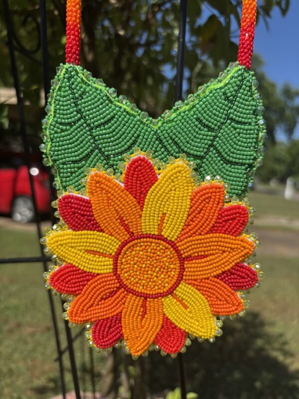 Sunflower Medallion with Spinning Sunflower!